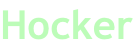 Hocker